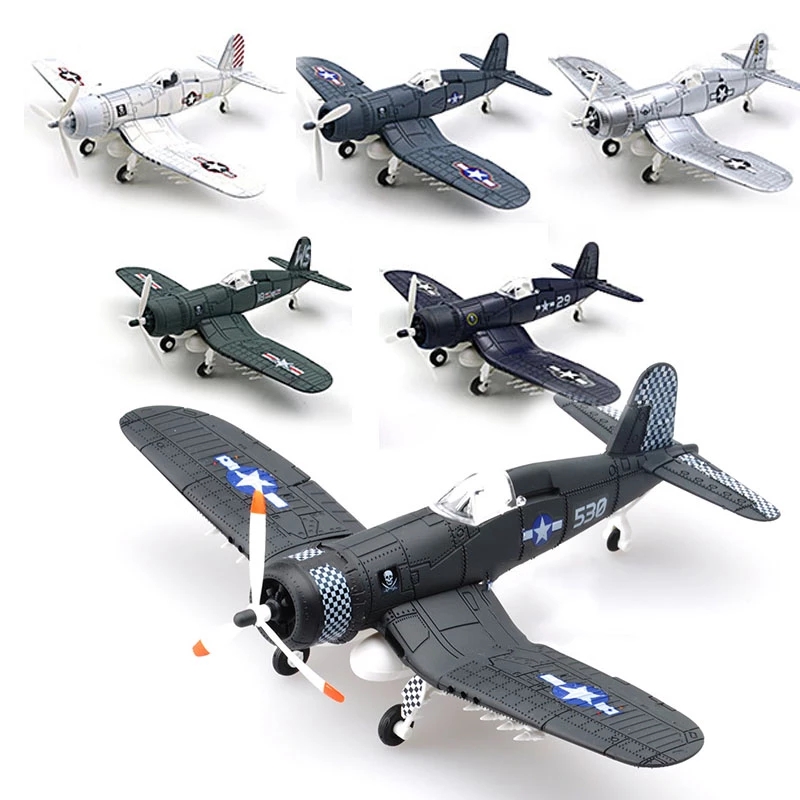 1/48 4D F4U Pirate Corsair Fighter Model Assemble Plane Model Airplane Aircraft Blocks Building Toys. 