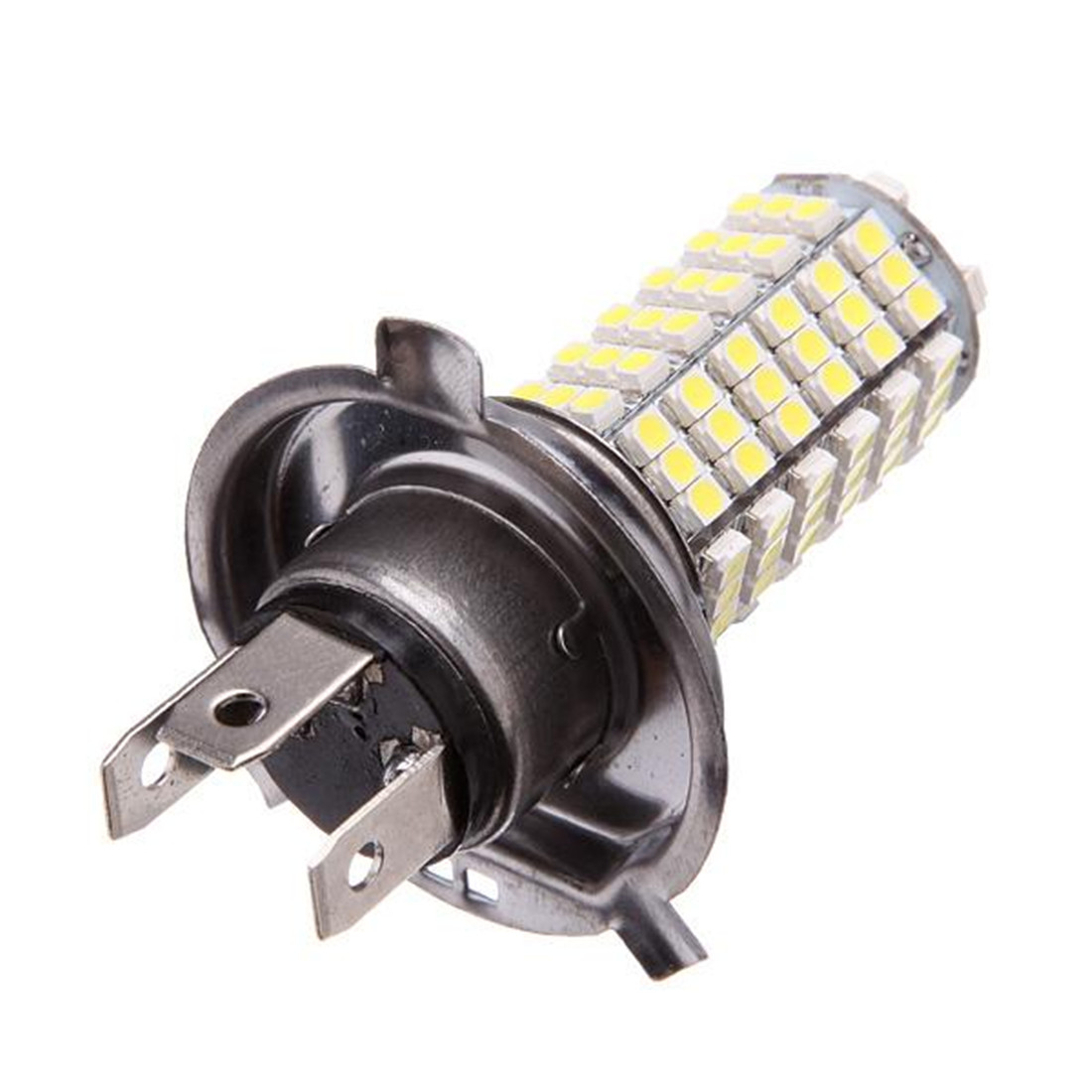 H4 120 LED 3528 SMD White Fog Headlight High and Low Beam Bulb Head Light Daytime Running Lighting DRL 12V Car -. 