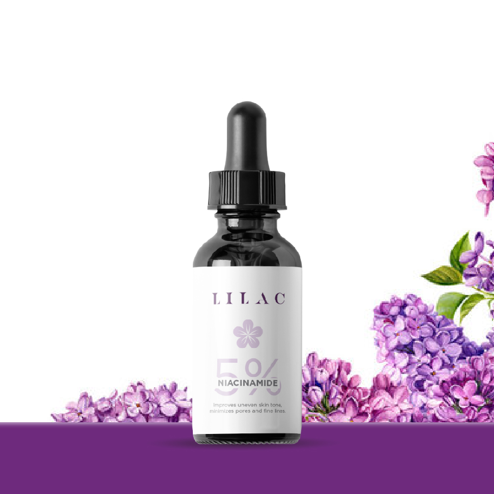 LILAC NIACINAMIDE SERUM 5% (30ml). 