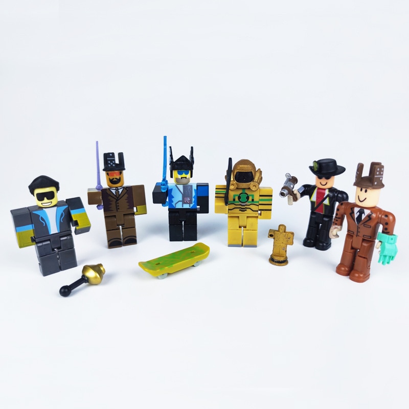 Virtual World Roblox Doll Game Peripheral Hand Model Toy Virtual World Building Blocks Doll Decoration Stuffed Animal Patung. 
