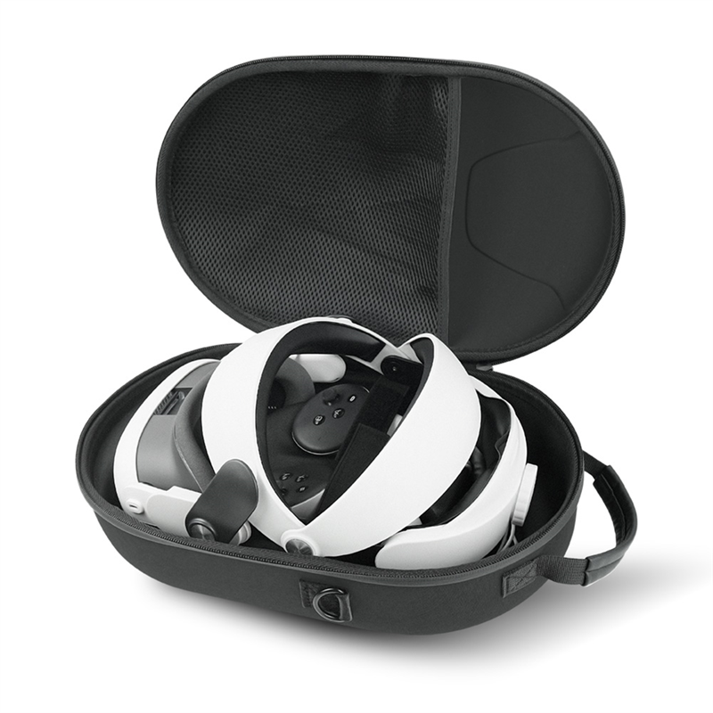 VR Carrying Case for Oculus Quest 3 Portable Storage Bag Handlebar Suitcase for Meta Quest 3 Travel Box VR Replacement Parts. 