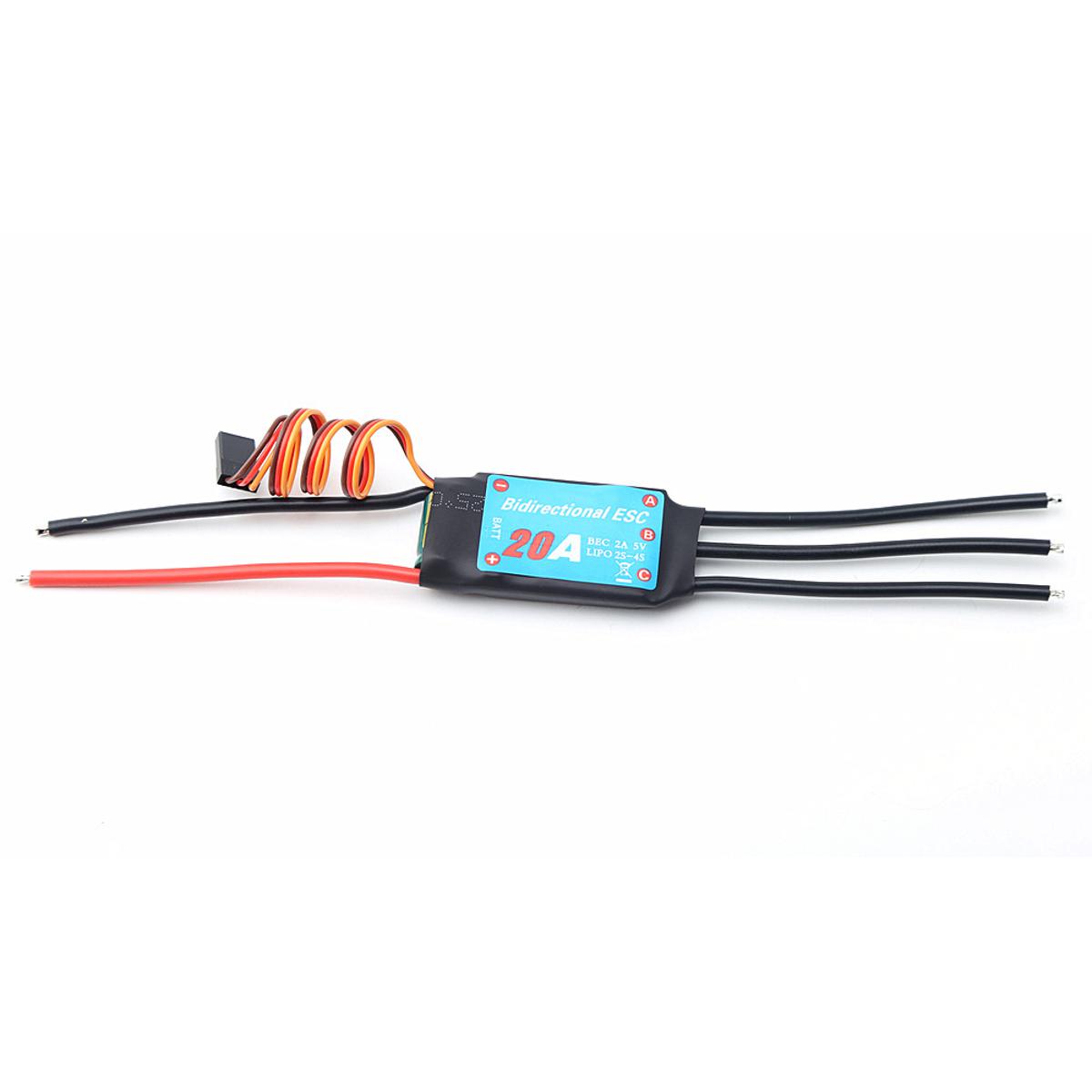 Bidirectional 20a/30a/40a/50a/60a Brushless Esc for Rc Car/boat/ Remote Control Ship Pneumatic Underwater Propelle - remote control car