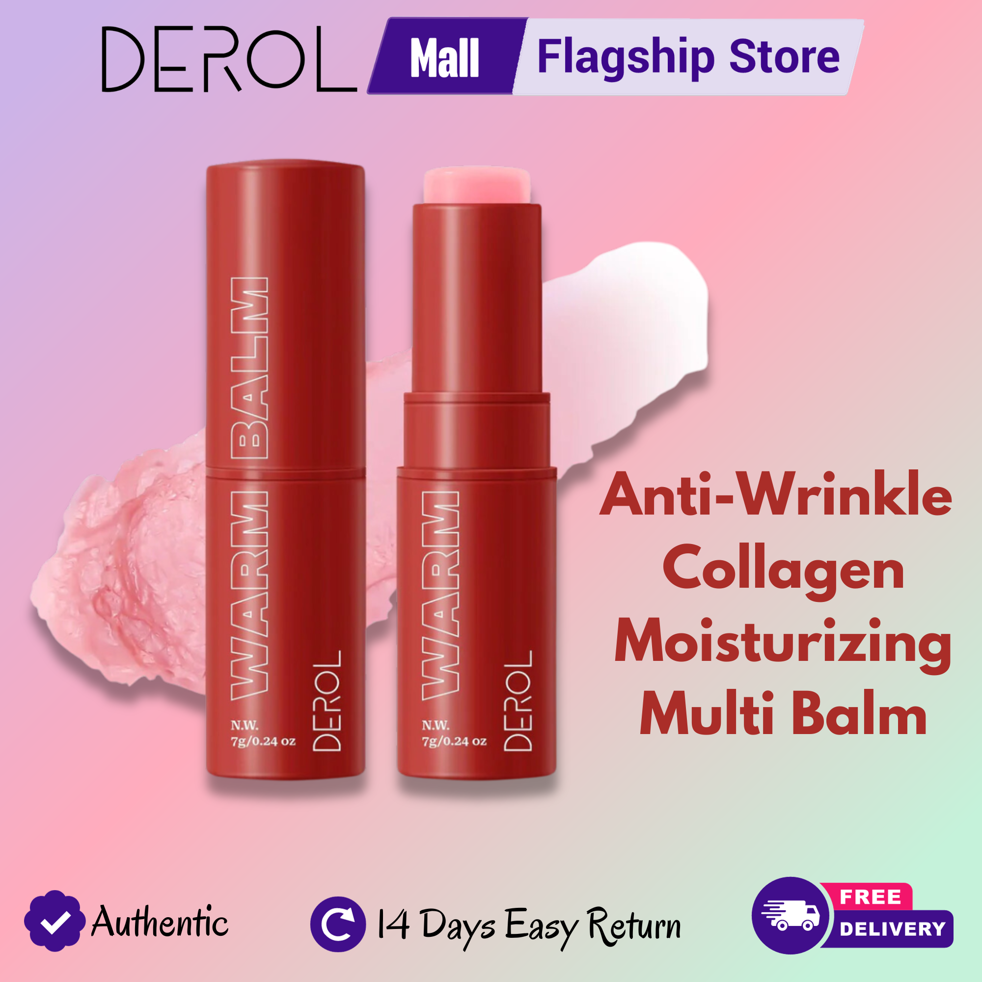 Derol Anti-Wrinkle Collagen Moisturizing Multi Balm Stick DR072