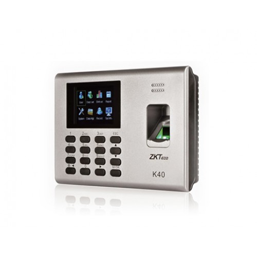 ZKTeco K40 Fingerprint Time Attendance & Access Control Terminal (with Adapter)