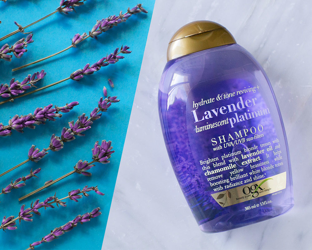 OGX Lavender Luminescent Platinum Shampoo (385 ml)