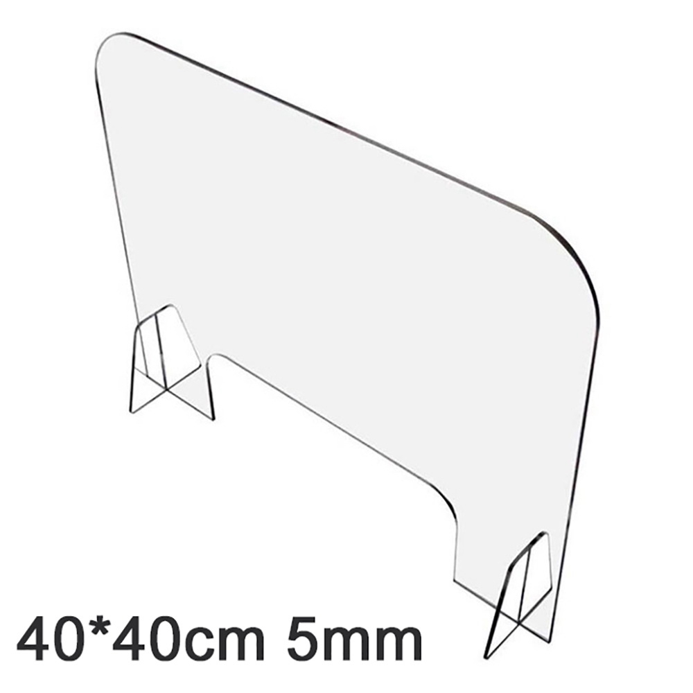 Sneeze Desk Partition Baffle Screen Anti- Transparent Isolation Protection Board Secure Divider Baffle. 
