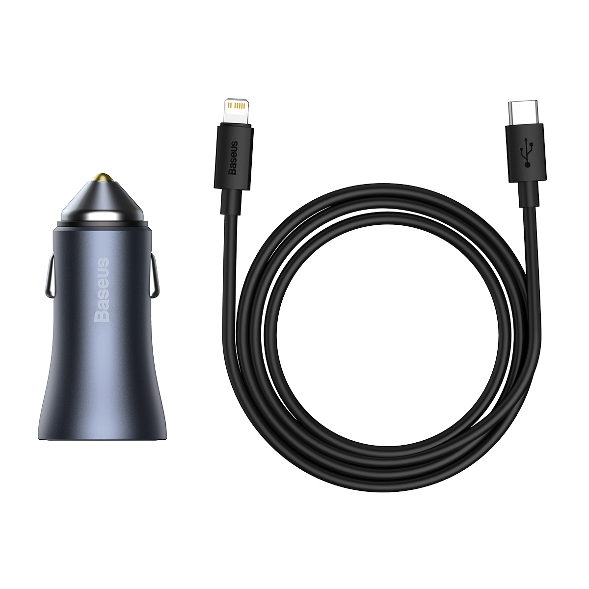 Baseus 40W Car Charger USB Fast Phone Charger with QC 4.0 3.0 Quick Charge Type C PD Charger For iP 14 13 12 Max Pro. 