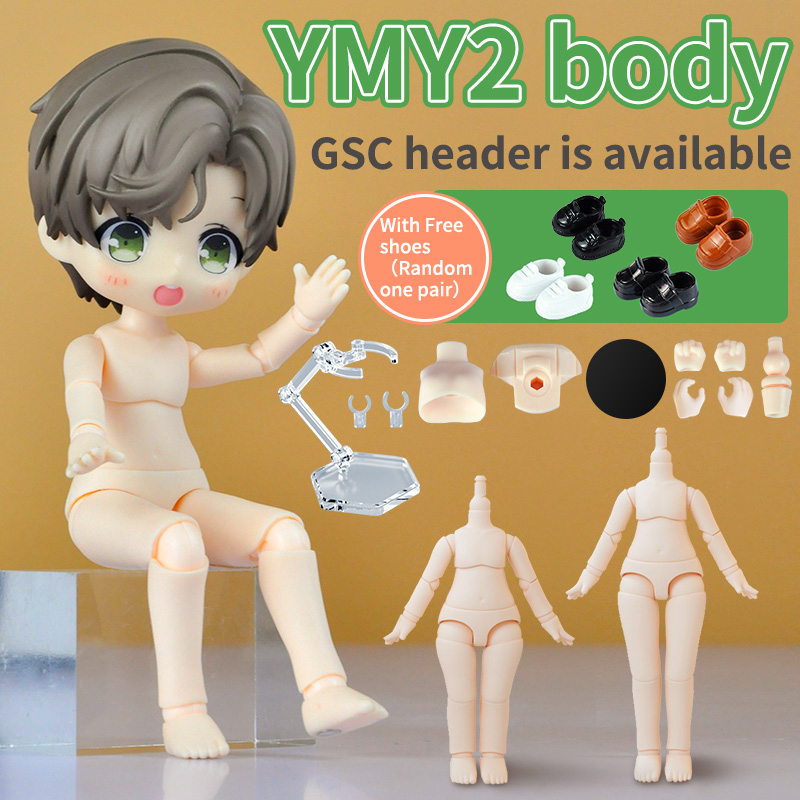 New 10cm Ymy Ob11 Doll Body for Gsc Head,1/12bjd,Obitsu 11Toys Accessories Repories Replacement Joint Hand-made nendoroid Superman