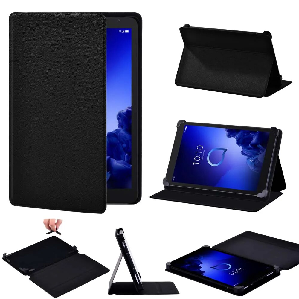 Tablet Case for Alcatel 1T 7 10 / 3T 8 10 / A3 10 Stand Case Leather Flip Cover Tablet Case Smart Cover for 7/8/10 Inch. 
