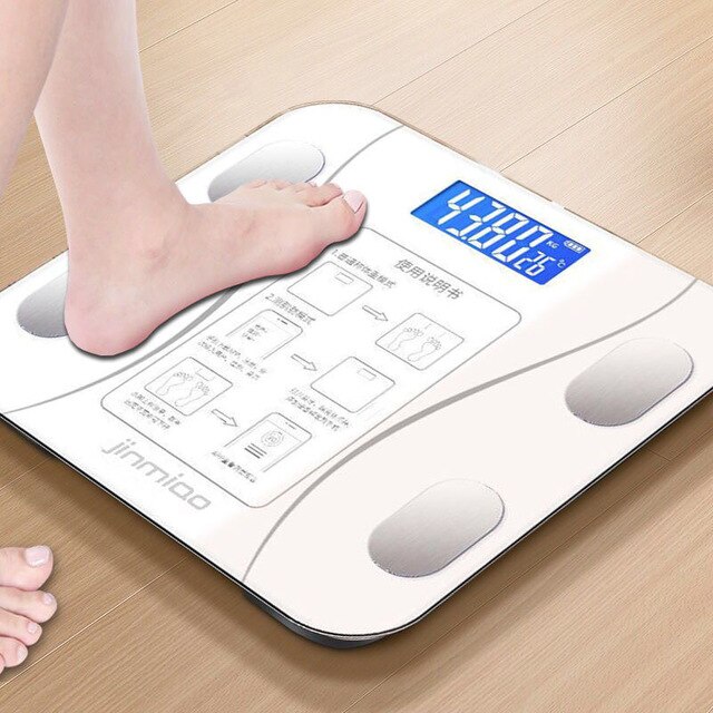 Bluetooth Body Fat Scale BMI Scale Smart Electronic ​Scales LED Digital Bathroom Weight Scale Balance Body Composition Analyzer. 