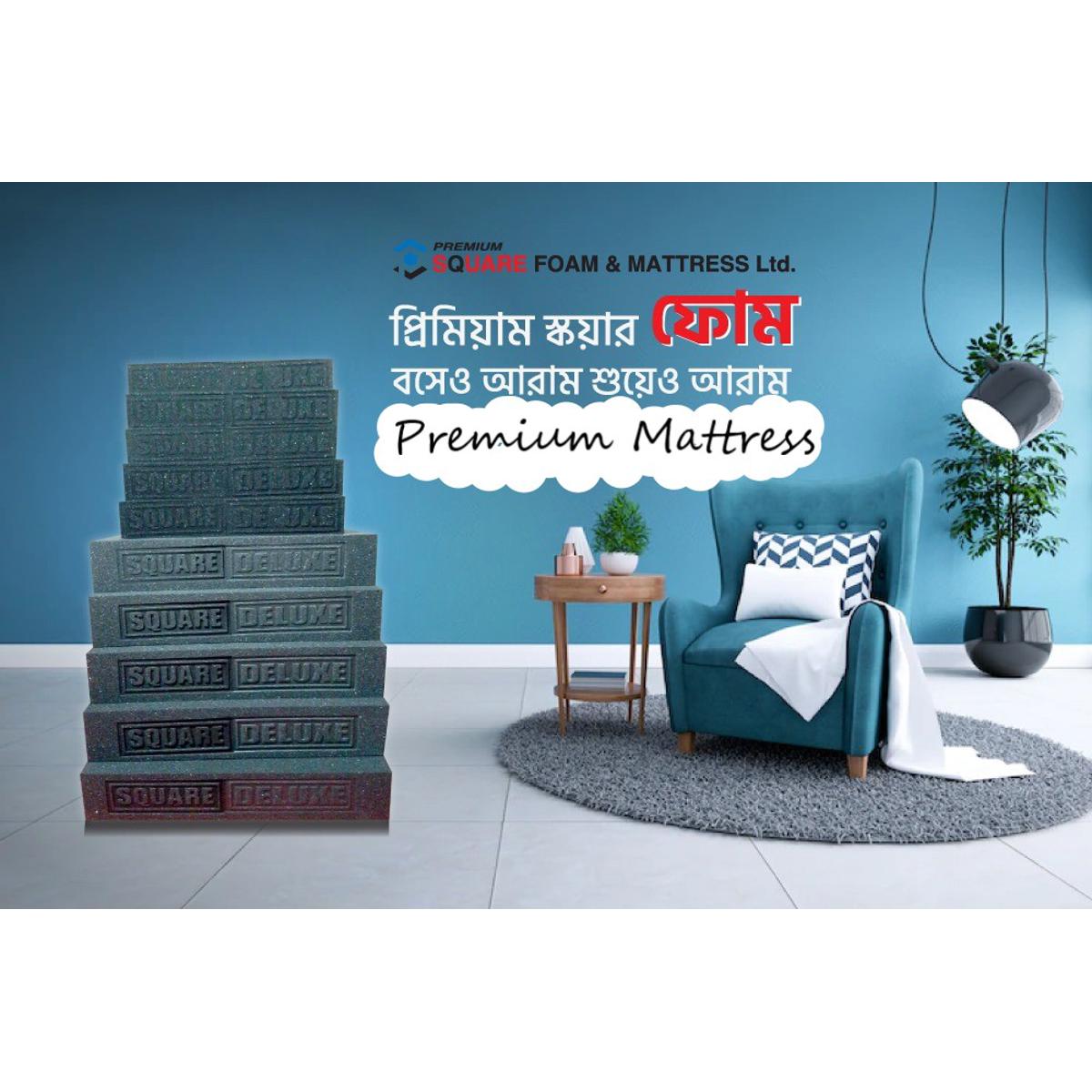One Set (10 Pcs) Square Deluxe Foam for Sofa (5 Piece Seat & 5 Piece Back) By Premium Mattress