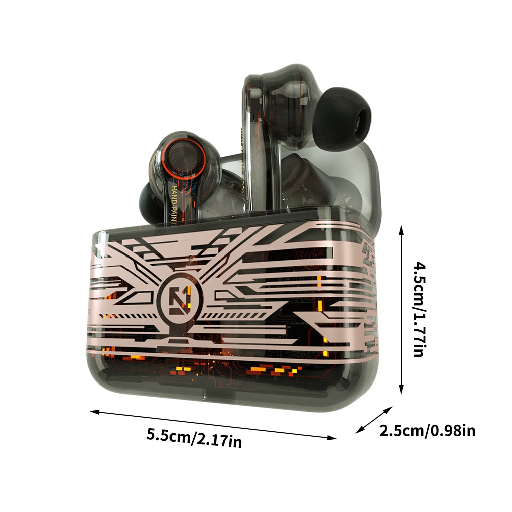 TS-200 Wireless Earphones TWS Bluetooth 5.0 Mini Wireless Bluetooth Headset With Mic Waterproof Earbud In Ear. 