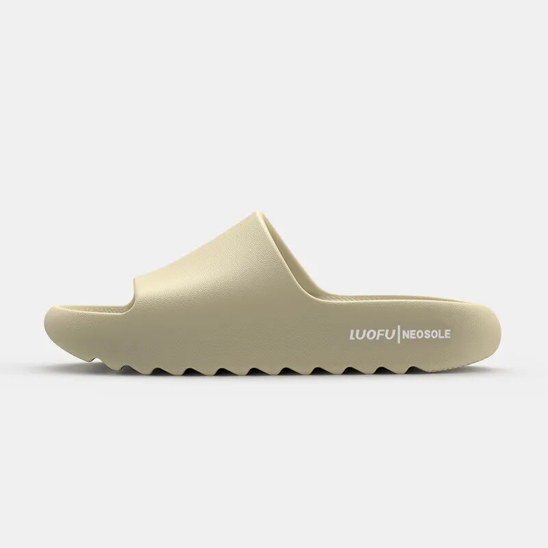 LUOFU Men's Arch Support Slippers, Comfortable Non-Slip Platform Sandals For Indoor Outdoor. 