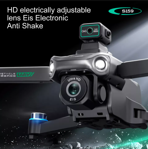 Drone G.P.S 5G Screen Remote Control 4K Dual Camera 360° Obstacle Avoidance with Built-in 5 inch Remote Display ST. 