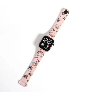 Cute Apple Watch Band- The ROCKSTAR- Pink Sense 22mm / Pink/Silver