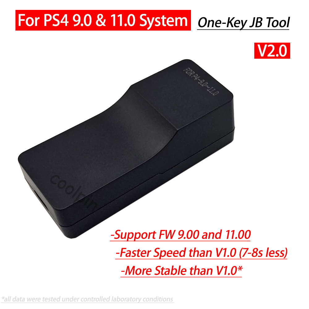 V2.0 One Key JB Tool USB Adapter For PS4 FW 9.0 11.0 System PPPwn Dongle With Ethernet Type-C Cable For PS4 9.00 11.00 JB. 