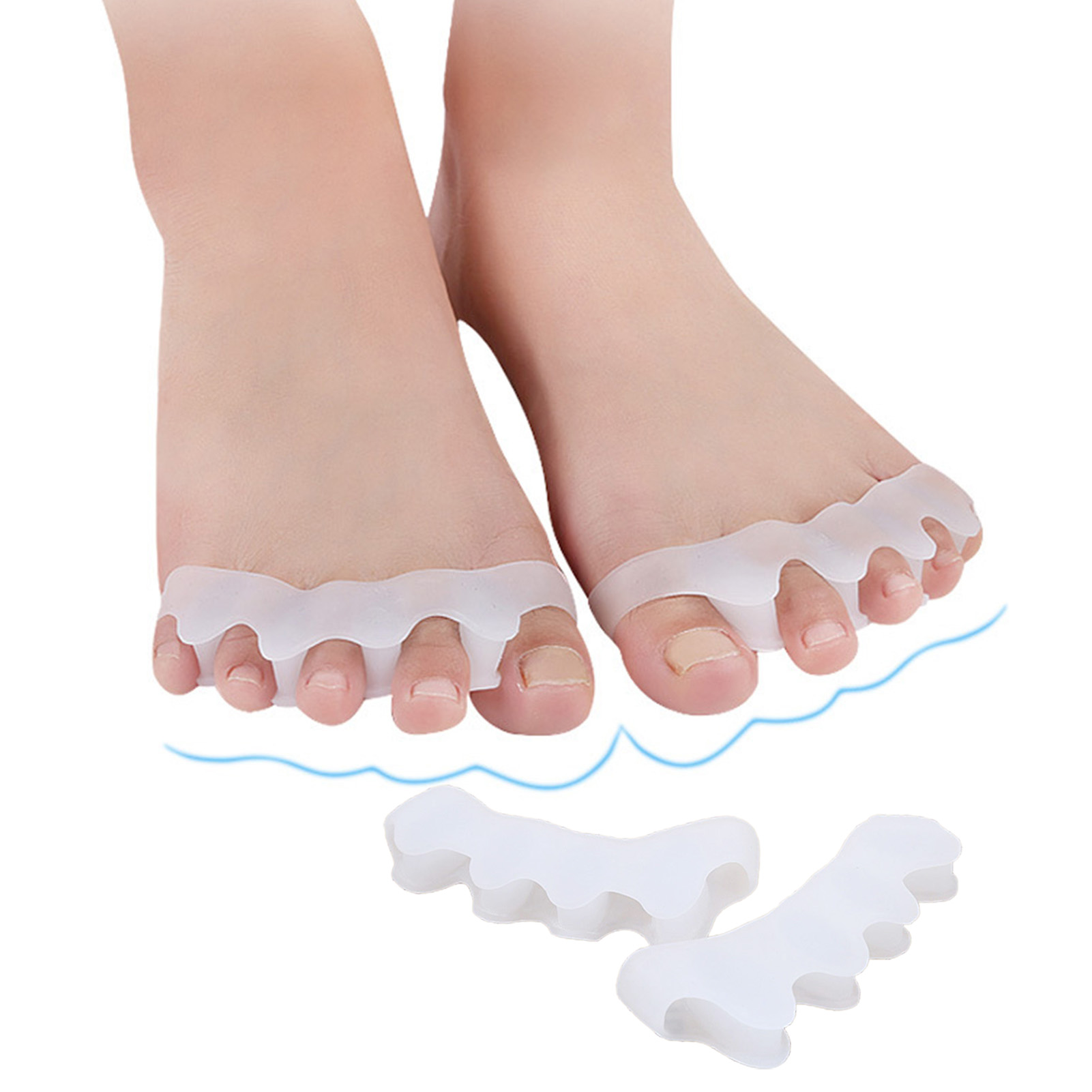 【Toy life hall】Toe Corrector Toe Foot Bandage. 