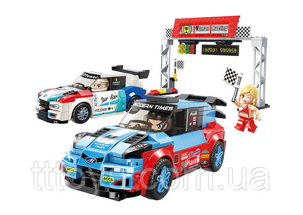 Qman / Constructor Qman MineCity 4202, Full Speed Racing,BLOCK  450 pcs. 6+. 