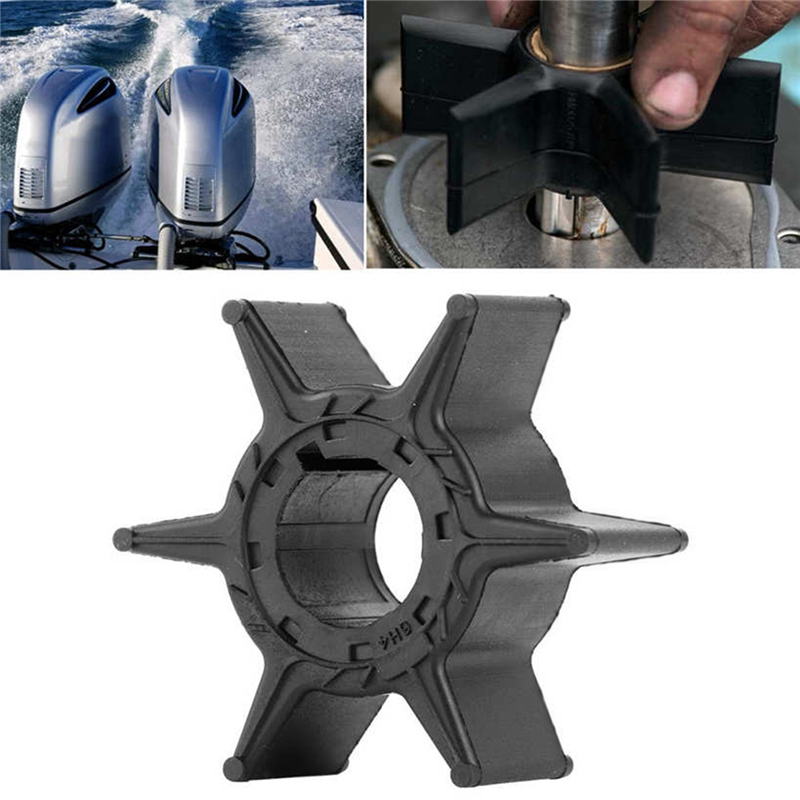 6H4-44352-02-00 6H4-44352-02 Outboard Water Pump Impeller for Yamaha 25/30/40/50HP Sierra 18-3068 6H4443520200