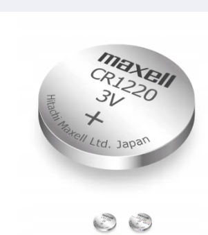 Maxell CR1220 3V Lithium Battery (With Supported - Mini Remote Device & CCTV DVR )