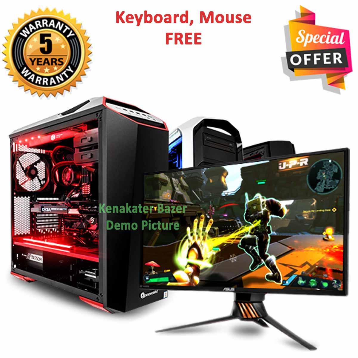Intel Dual Core Ram 2gb Hdd 500gb Graphics 1gb Built In And Monitor 19 Gaming Pc Windows 10 64 Bit New Desktop Computer 21 Buy Online At Best Prices In Bangladesh Daraz Com