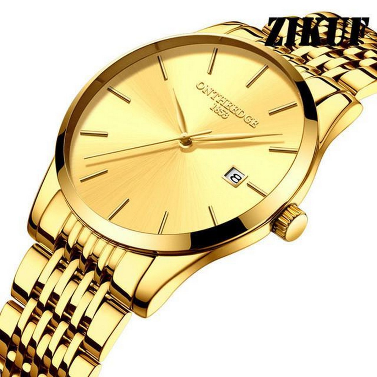 ONTHEEDGE RZY023 Men's Business Watches Date Waterproof 7mm Ultra