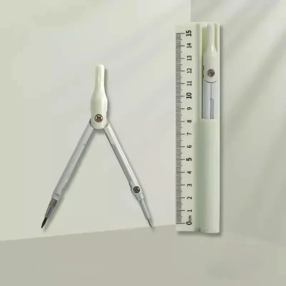 Multifunctional Adjustable Pencil Compass Ruler Unique Design Metal 3 in Compasses Drawing Sketch Geometry Tool Art Design. 