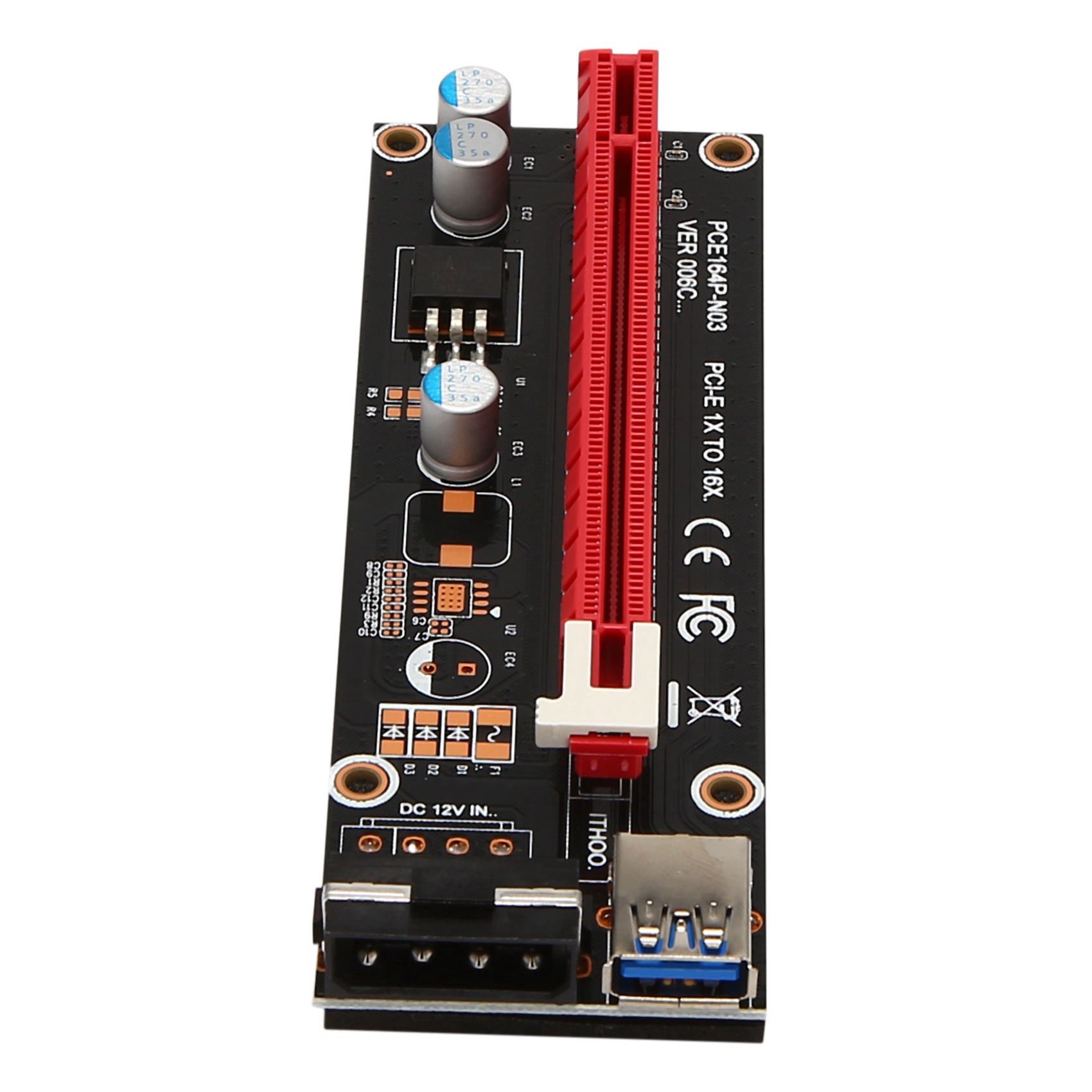 2X Mini PCIe to PCI Express 16X Riser for Laptop Image Card BTC Antminer Miner MPCIe to PCI-E Slot Mining Card. 