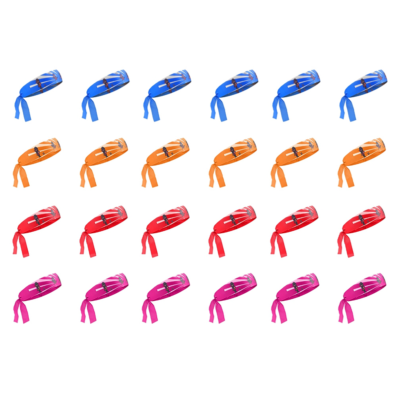 Karate birthday party favors, colorful karate themed headbands