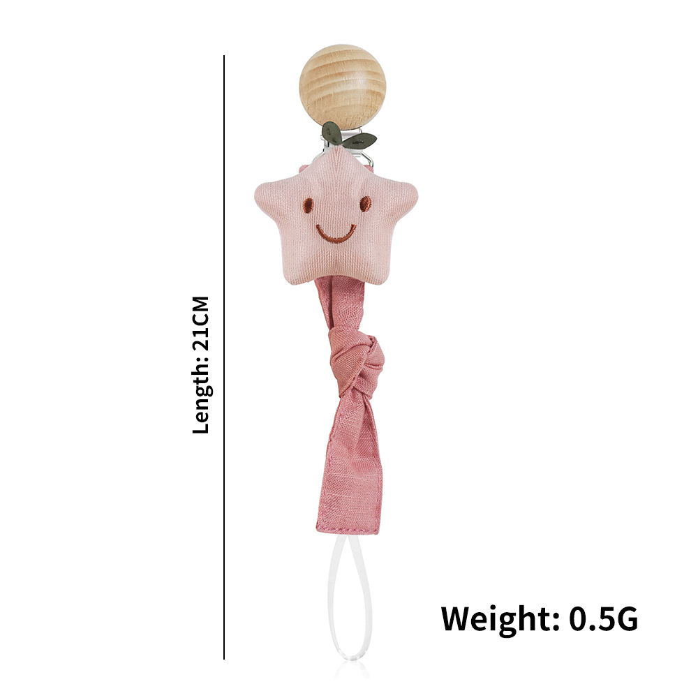 Korean-style maternal and infant products, baby pacifier chain, cute cartoon pacifier, anti-loss clip, bite bite, teether, anti-drop chain. 