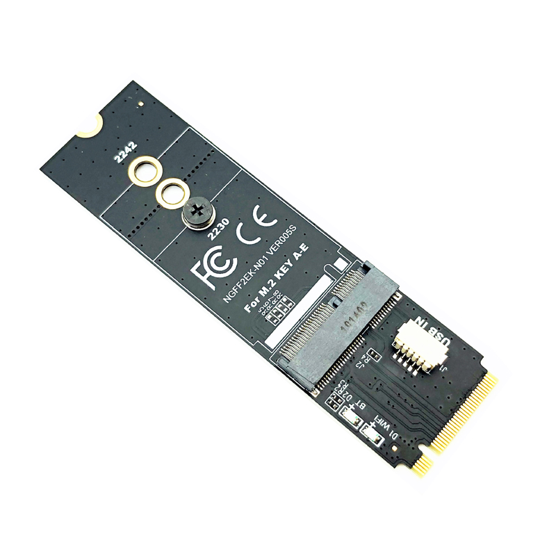 M.2 M-Key to A + E Key NGFF Slot Wifi Wireless Network Card M.2 NGFF PCI Express to E Key Card M-Key to A-E Key M.2 Wifi Adapter. 