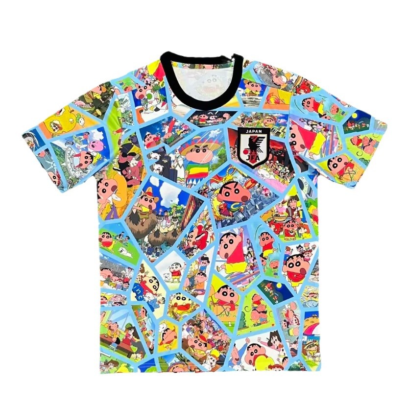 One Japanese anime football jersey, ragon all la Samurai national team football jersey. 