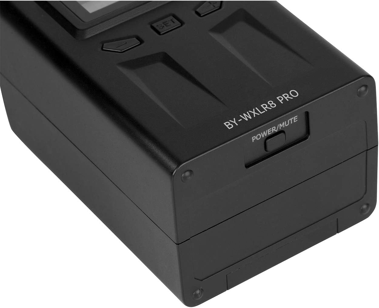 BOYA by-WXLR8 Pro Plug-on XLR Audio Transmitter with LCD Display for by-WM8 Pro Wireless Lavalier Microphone System and 3 Pin XLR Microphone Interview Vlog. 