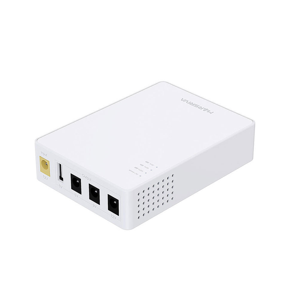 MARSRIVA KP3 EC 8400mAh Smart Mini DC UPS for Router 18Watt max output with 3 DC output and 1 USB Output. 