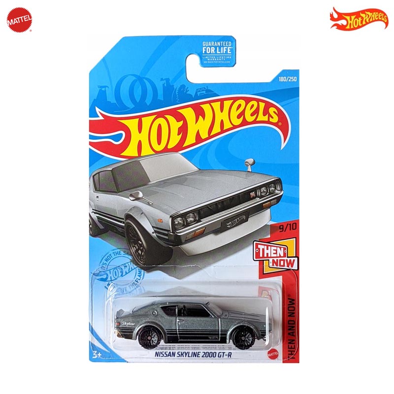 Hot Wheels Regular Nissan 1 – Nissan Skyline 2000 GT R - 9/10 & 180/250 - Silver