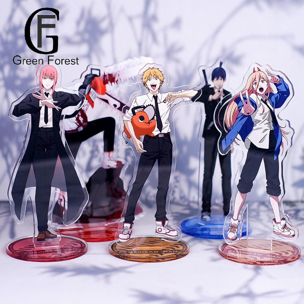 Green forest Anime Figure Standee Smooth/Matte Texture Anime Figure Standee Acrylic Decor Stand