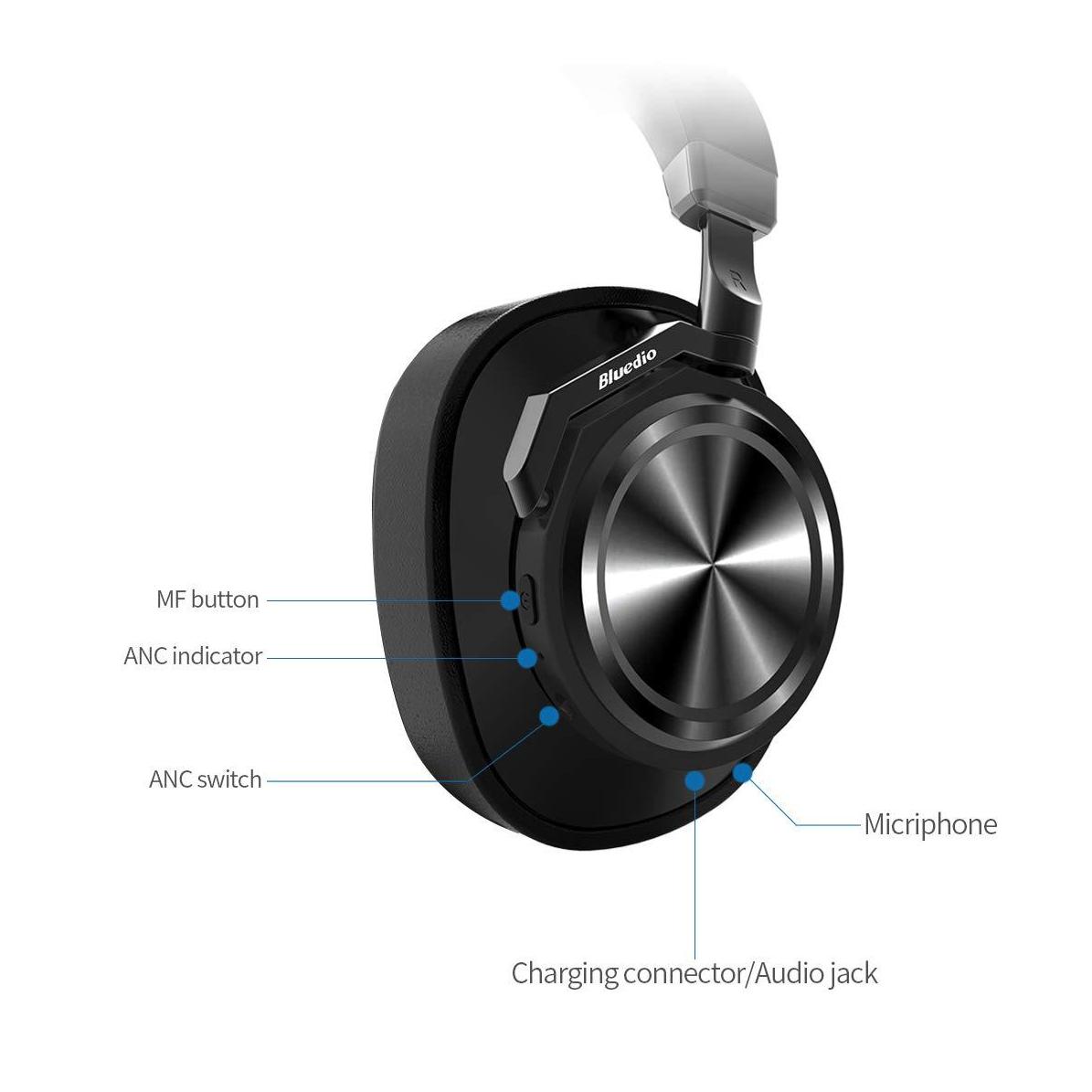 Bluedio T6 Active Noise Cancelling Headphones. 