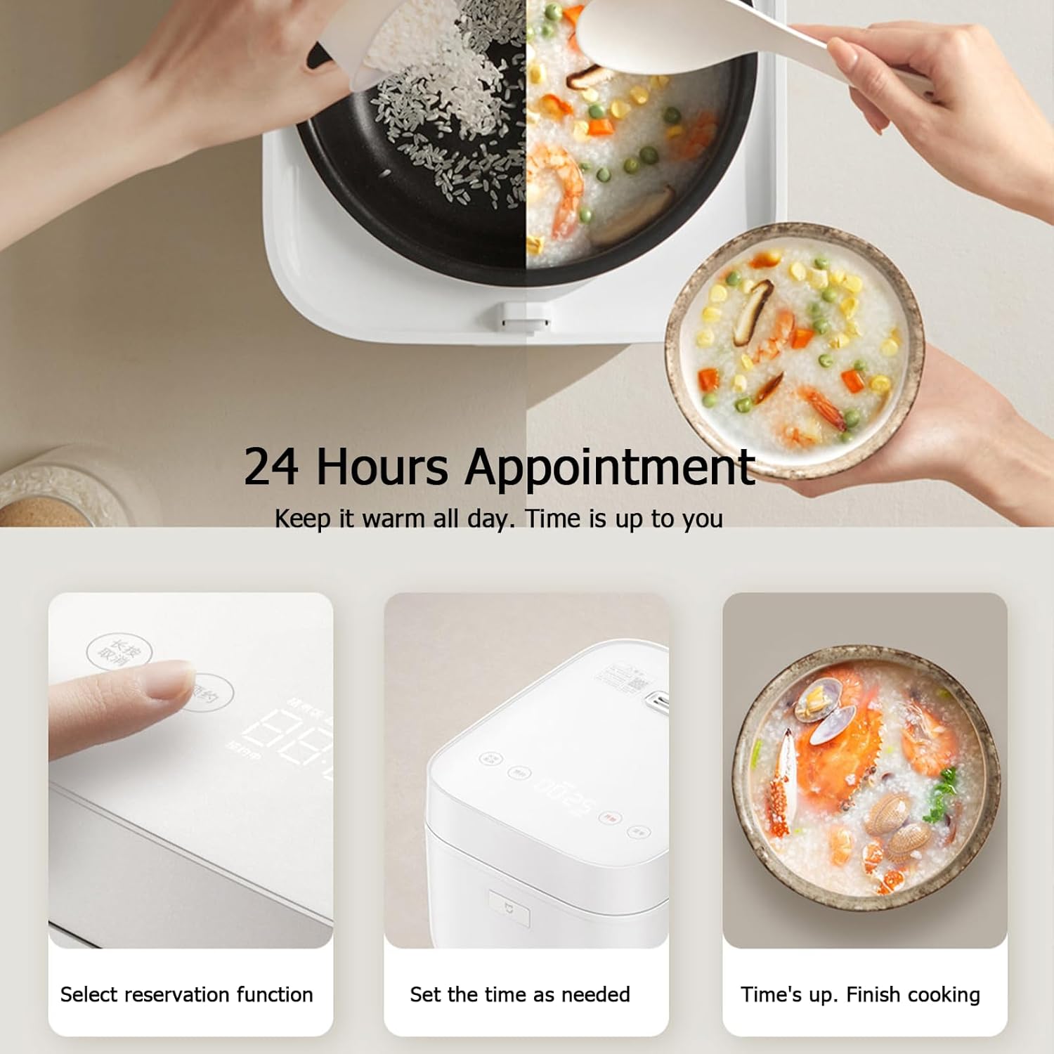 Xiaomi Mijia Quick Cook Rice Cooker 4L (MFB08M). 