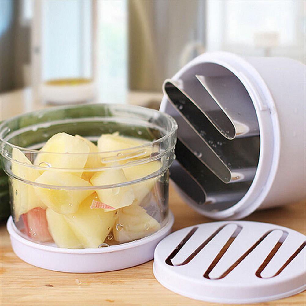 New Kitchen Pressing Vegetable Onion Garlic chili Food Slicer Chopper Cutter Peeler Dicer Home Kitchen Tool Random Color. 