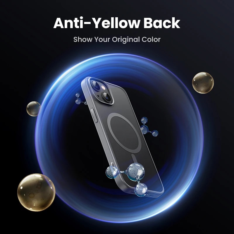 UGREEN Matte Magnetic Case for iPhone 15 Pro Max Cases Shockproof Cover for iPhone 15 Plus 15pro for Magsafe Macsafe Case Alien Alien. 