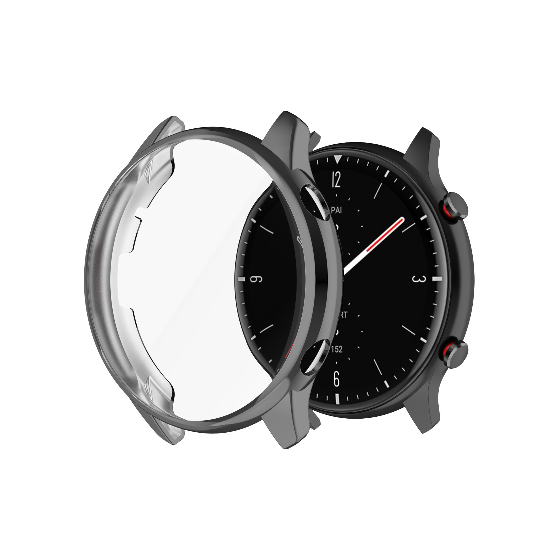 [autismaut] Applicable to Huami Amazfit GTR 2 (A1951) All-Inclusive Electroplating for Watches TPU Protective Shell 7 Color. 