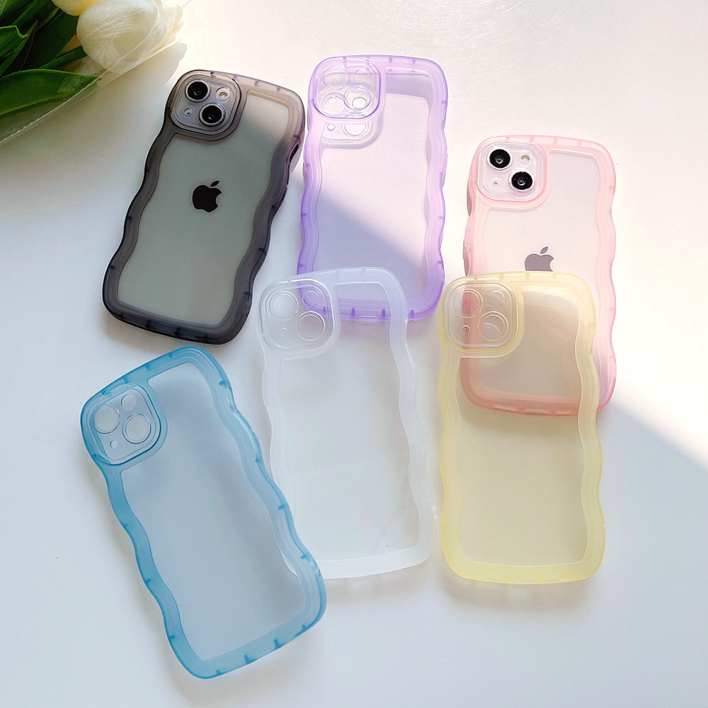 Case Clear Art Wave S Max Pro Maus 13 for iPhone 15 14 Pro Max X XR 7 8 Plx 11 Pro 12 Mini X Silicone Soft Back. 