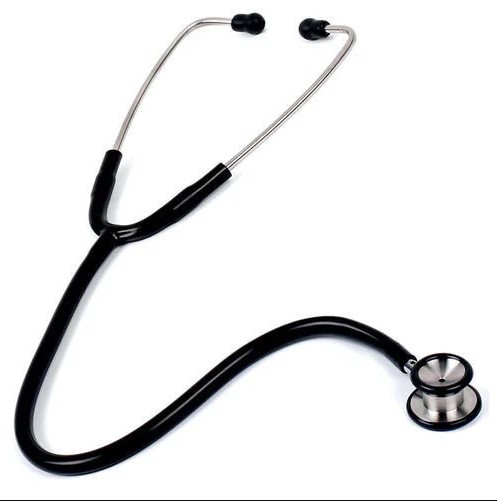 BSMI Light weight Stethoscope with Dual Head and Latex Free single tube stethoscope - Premium Stethoscope for Doctors and Medical Students Made in China. 