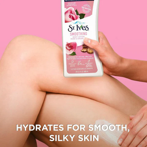 St. Ives Smoothing Body Lotion Rose & Argan Oil 621ml. 