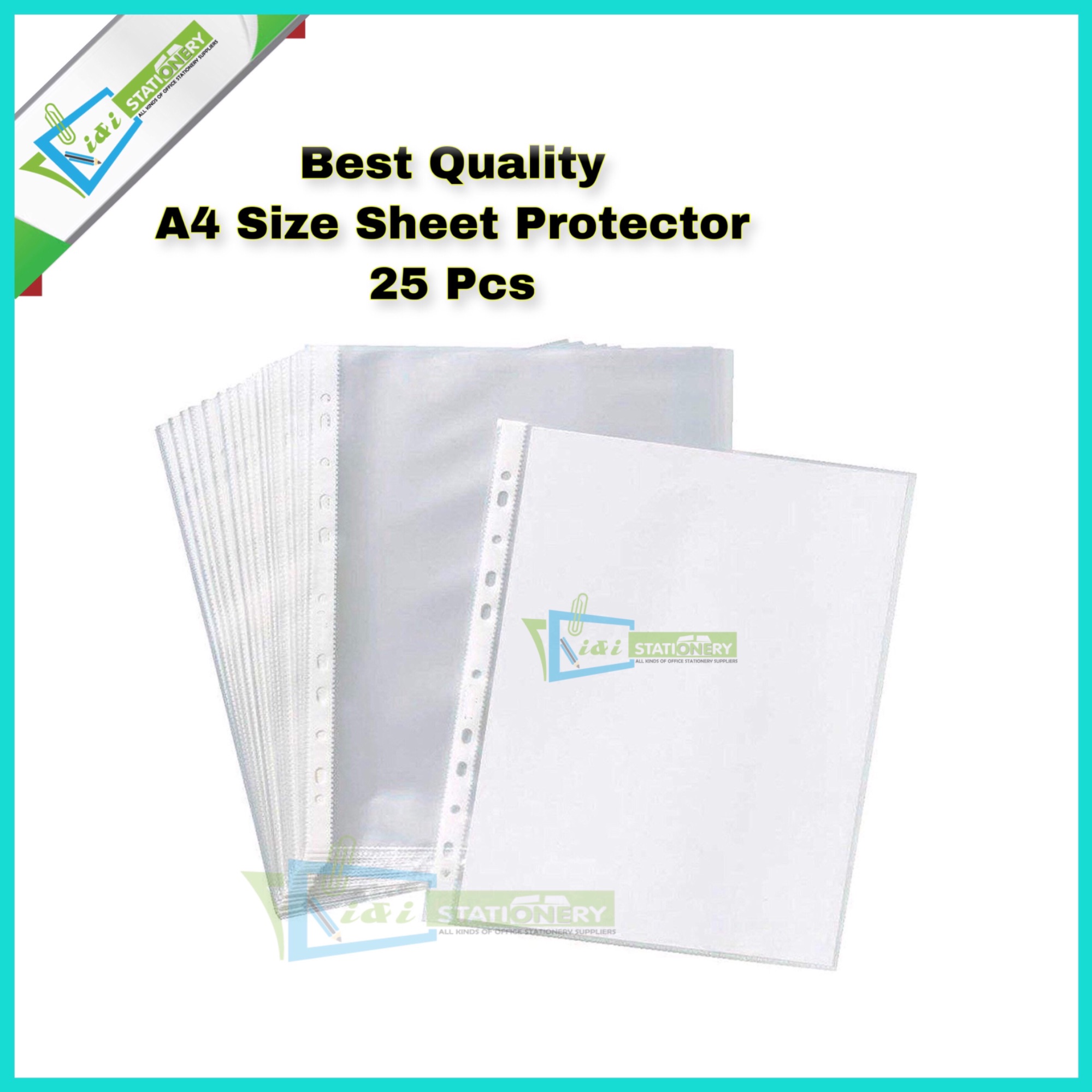 Sheet Protector A4 size Transparent 25/50/100 pcs. 