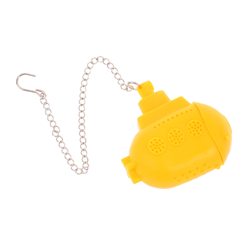 Submarine-Shape Tea Infuser Strainer Silicone Tea Bag Leaf Filter Diffuser. 