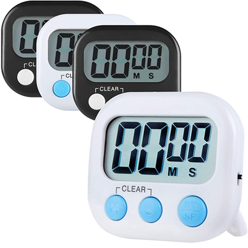 4 Pack Digital Kitchen Timer Cooking Timers Loud Alarm Backing Stand Minute Seconds Count Up Countdown Buy Online At Best Prices In Bangladesh Daraz Com Bd
