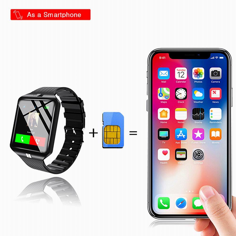 Dropshipping Smart Watch Bluetooth With Camera Support SIM TF Card Pedometer Men Women Call Sport Smartwatch Android Phone. 