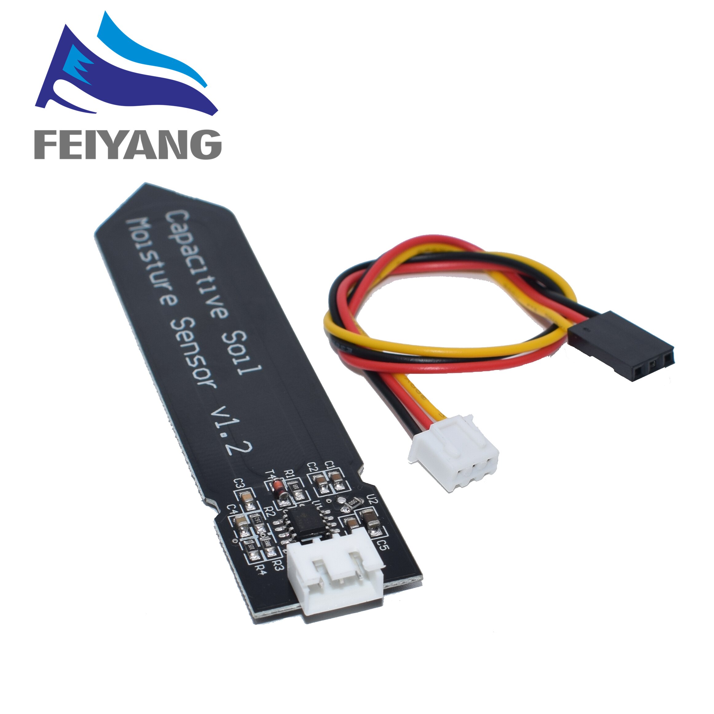 10PCS apacitive soil moisture sensor Corrosion Resistant wide voltage wire Analog Capacitive Soil Moisture V1.2. 