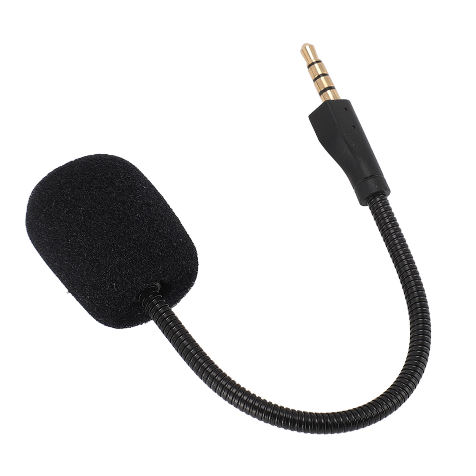 Detachable Microphone Boom, Noise Reduction Replacement Game Microphone with Foam for Headphones. 